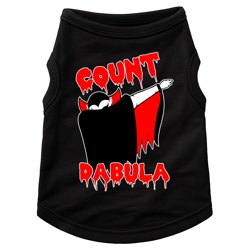 Count Dabula Bloody Vampire Halloween Doggie Tank