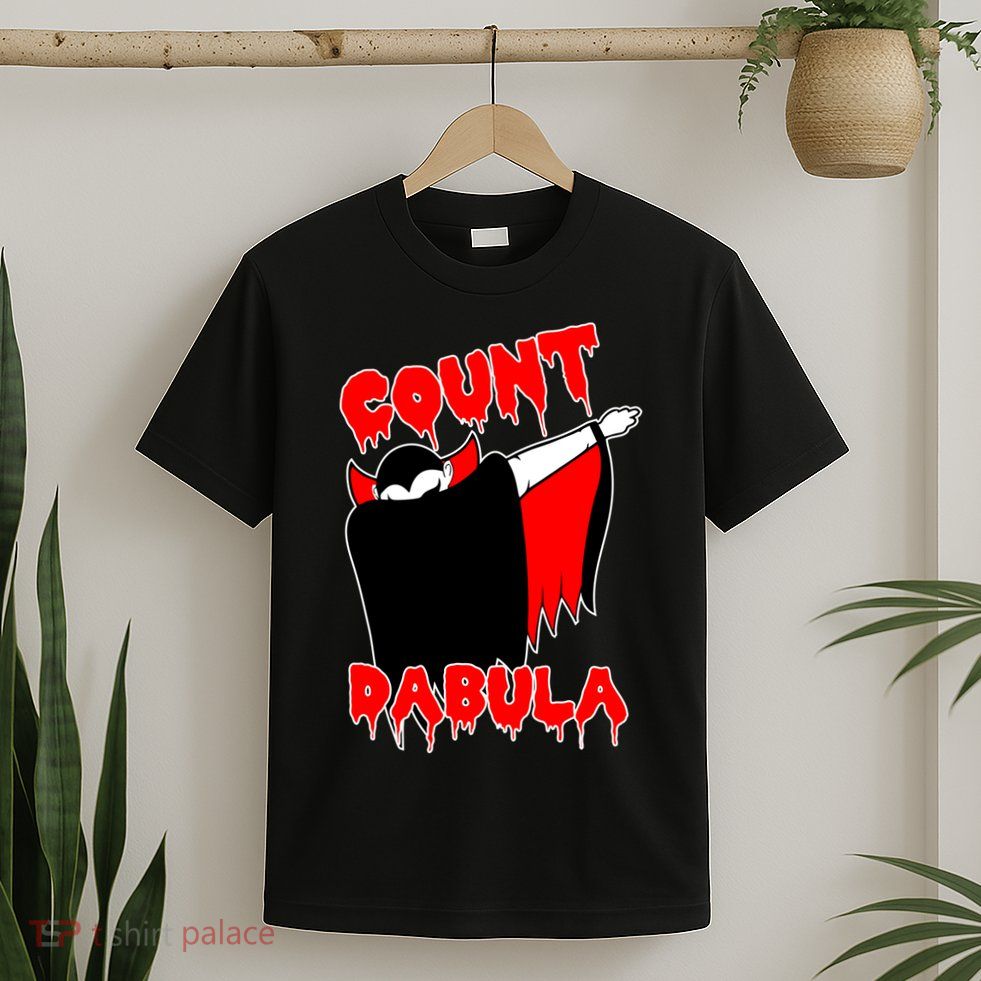 Count Dabula Bloody Vampire Halloween T-Shirt