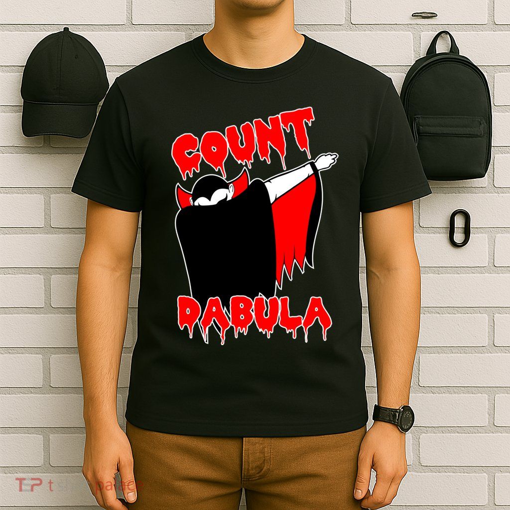 Count Dabula Bloody Vampire Halloween T-Shirt