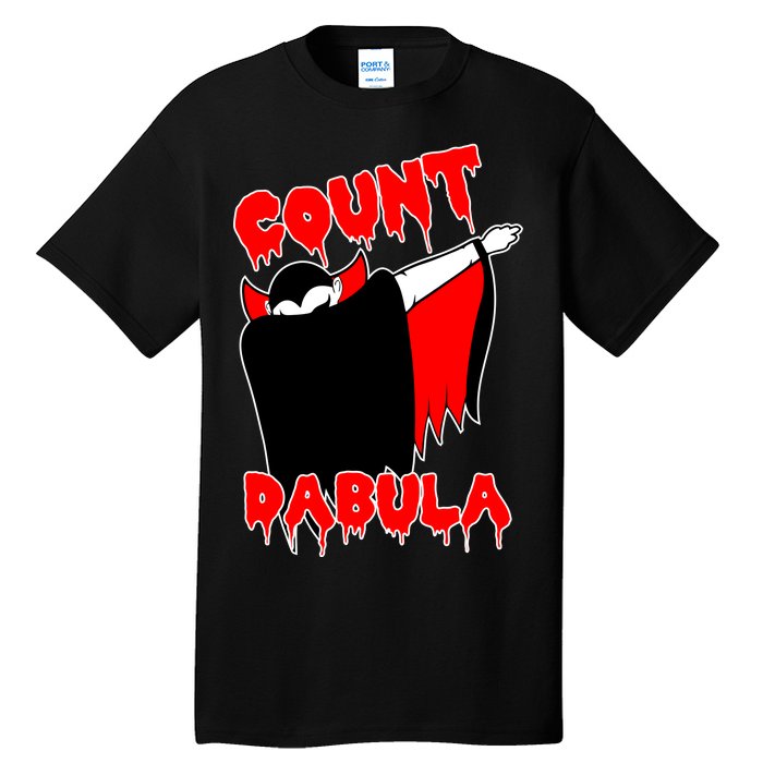 Count Dabula Bloody Vampire Halloween Tall T-Shirt