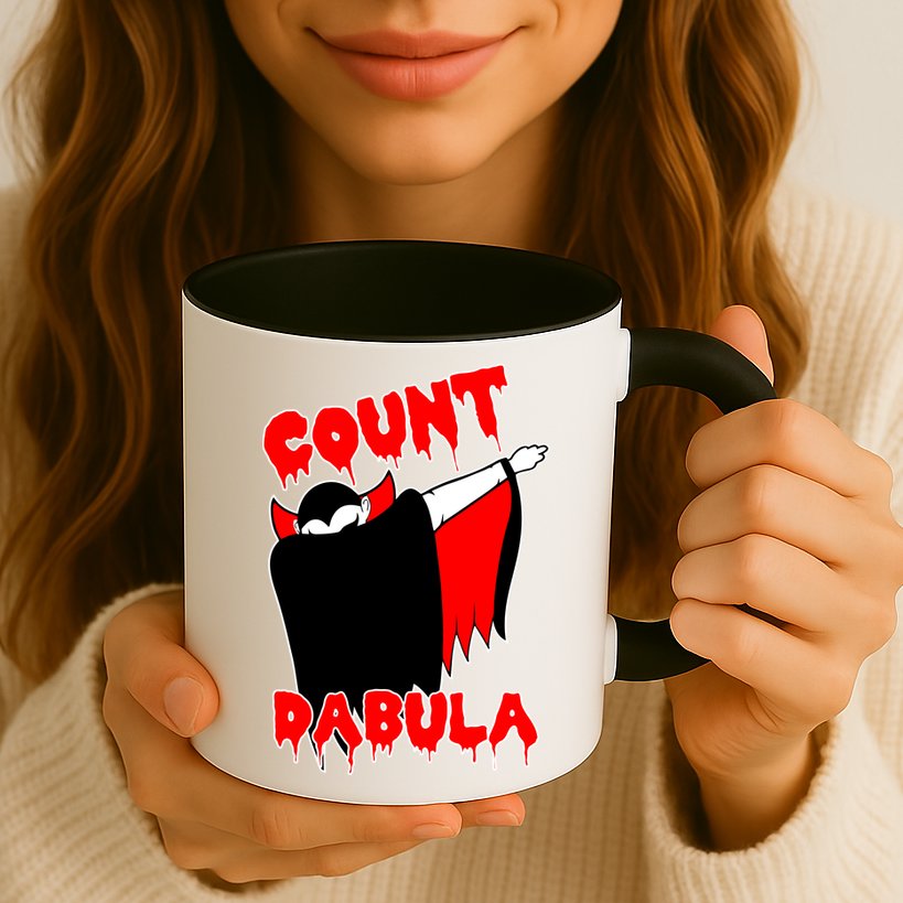 Count Dabula Bloody Vampire Halloween Mug