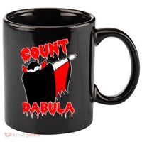 Count Dabula Bloody Vampire Halloween 11oz C Handle Ceramic Mug