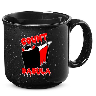 Count Dabula Bloody Vampire Halloween 15oz Campfire Ceramic Mug