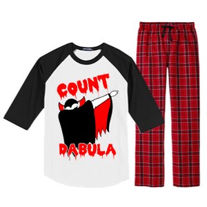 Count Dabula Bloody Vampire Halloween Raglan Sleeve Pajama Set