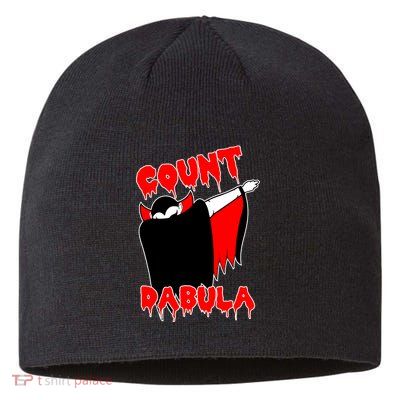 Count Dabula Bloody Vampire Halloween Sustainable Beanie