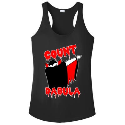 Count Dabula Bloody Vampire Halloween Ladies PosiCharge Competitor Racerback Tank
