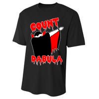 Count Dabula Bloody Vampire Halloween Performance Sprint T-Shirt