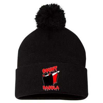 Count Dabula Bloody Vampire Halloween Pom Pom 12in Knit Beanie