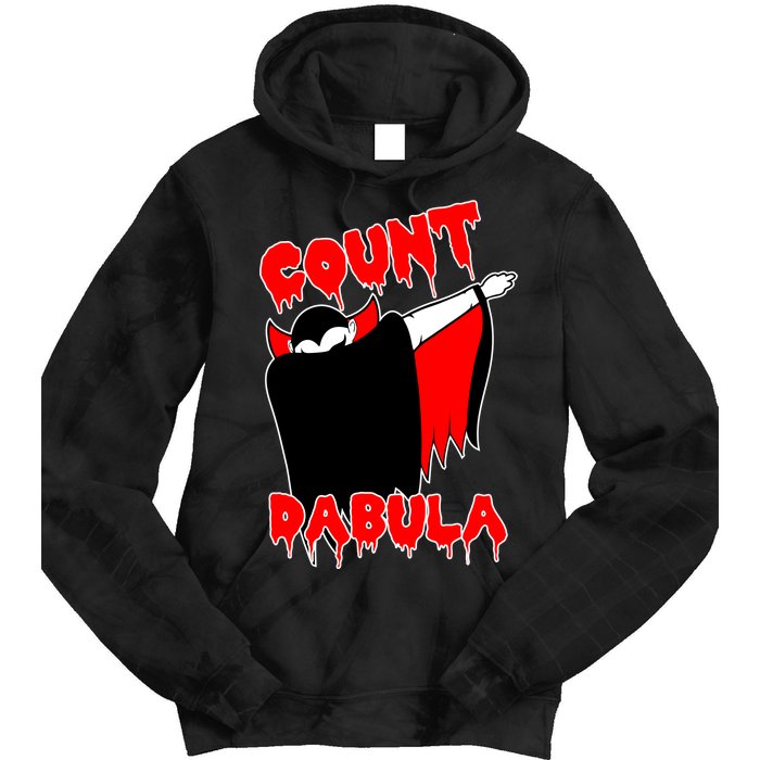 Count Dabula Bloody Vampire Halloween Tie Dye Hoodie