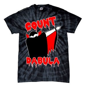 Count Dabula Bloody Vampire Halloween Tie-Dye T-Shirt