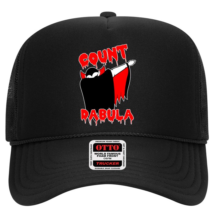 Count Dabula Bloody Vampire Halloween Trucker Hat