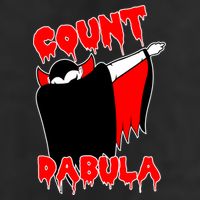 Count Dabula Bloody Vampire Halloween Trucker Hat