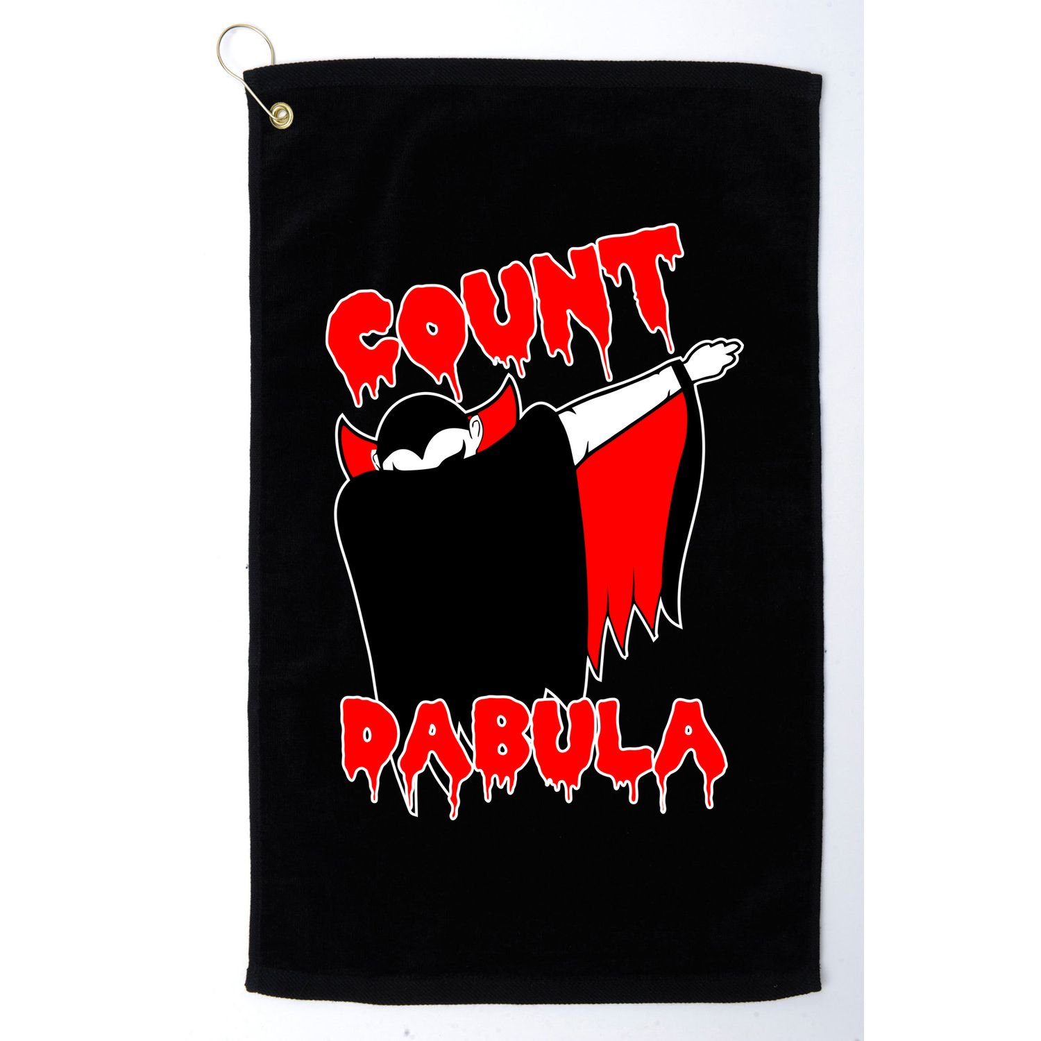 Count Dabula Bloody Vampire Halloween Golf Towel