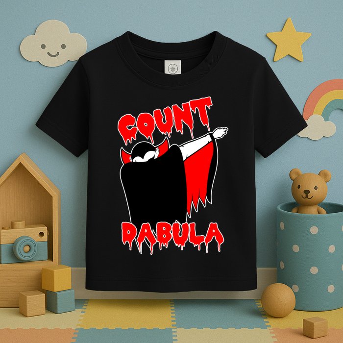 Count Dabula Bloody Vampire Halloween Toddler T-Shirt