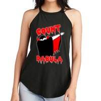 Count Dabula Bloody Vampire Halloween Women's Perfect Tri Rocker Tank