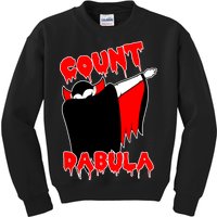 Count Dabula Bloody Vampire Halloween Kids Sweatshirt