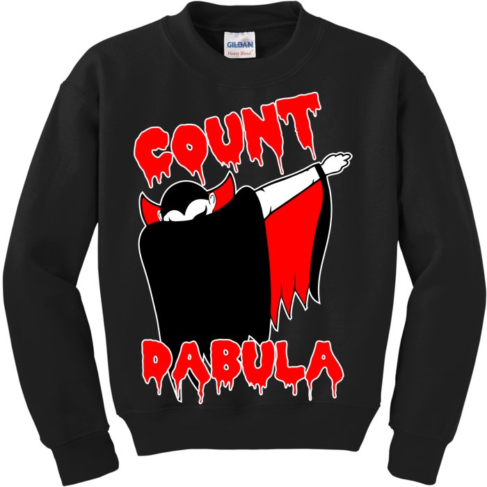 Count Dabula Bloody Vampire Halloween Kids Sweatshirt