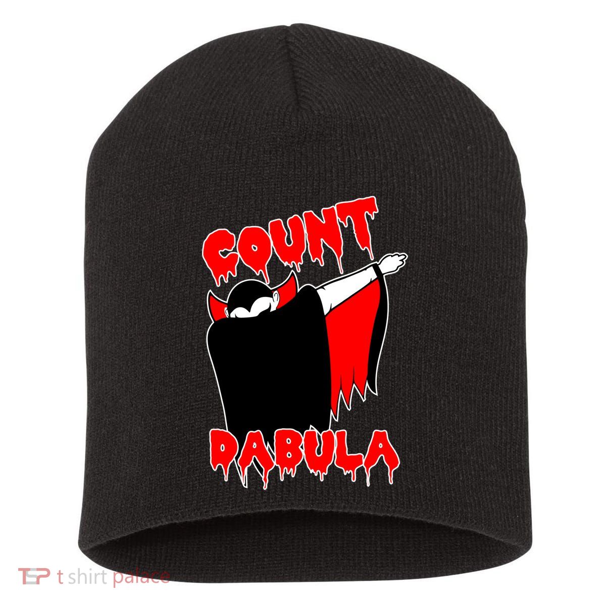 Count Dabula Bloody Vampire Halloween Short Acrylic Beanie