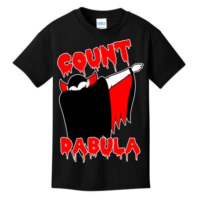 Count Dabula Bloody Vampire Halloween Kids T-Shirt