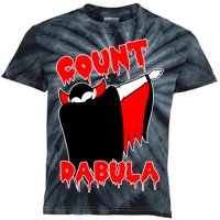 Count Dabula Bloody Vampire Halloween Kids Tie-Dye T-Shirt