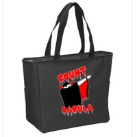 Count Dabula Bloody Vampire Halloween Zip Tote Bag