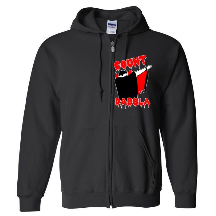 Count Dabula Bloody Vampire Halloween Full Zip Hoodie