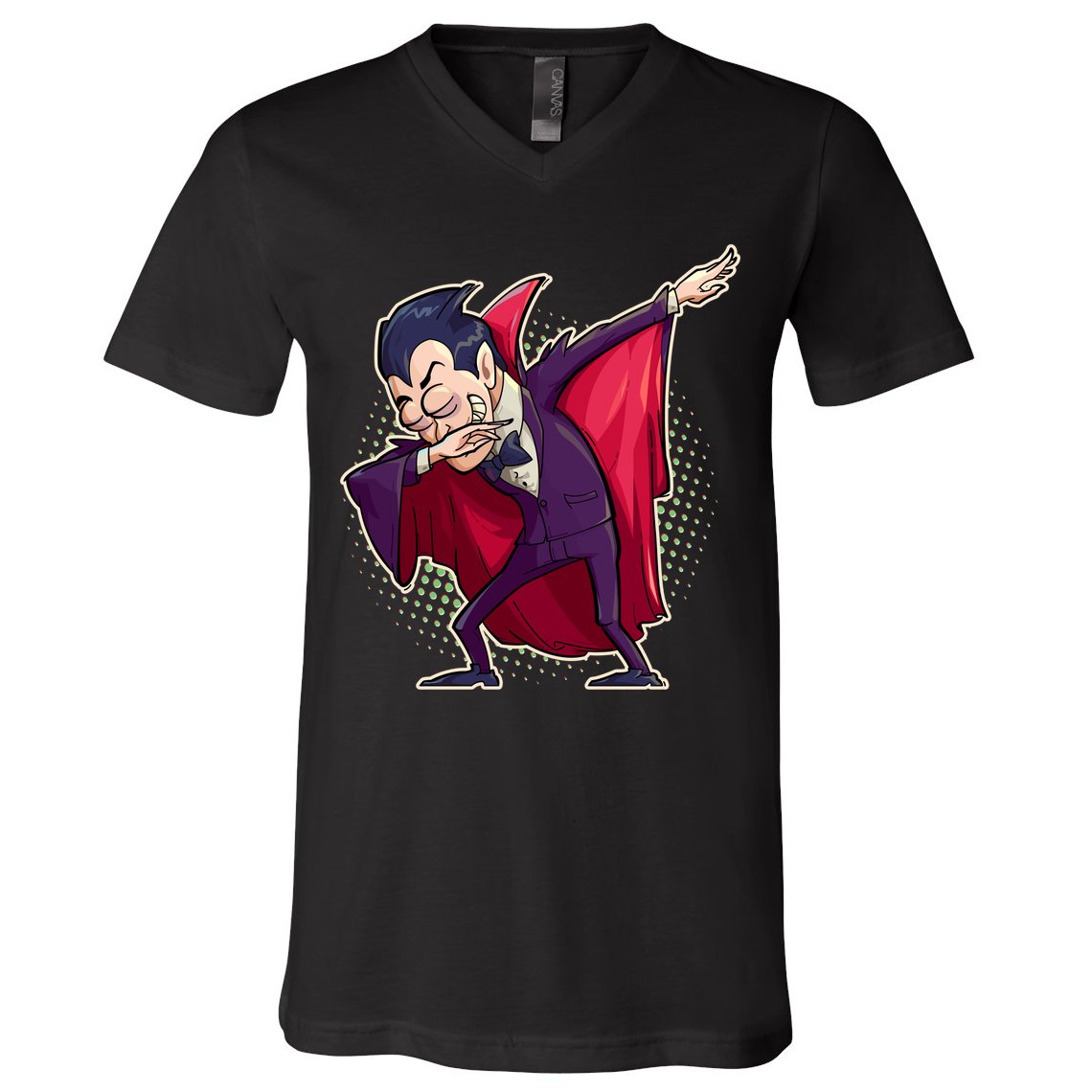 Count Dabula Dabbing Halloween V-Neck T-Shirt