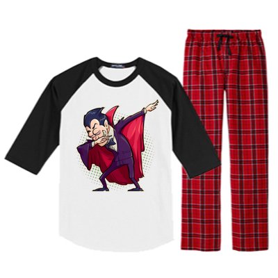 Count Dabula Dabbing Halloween Raglan Sleeve Pajama Set