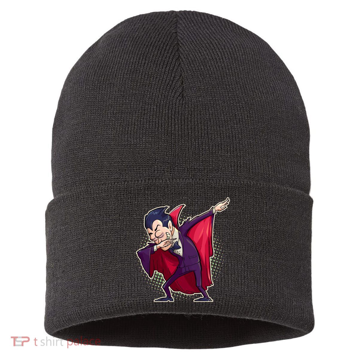 Count Dabula Dabbing Halloween Sustainable Knit Beanie