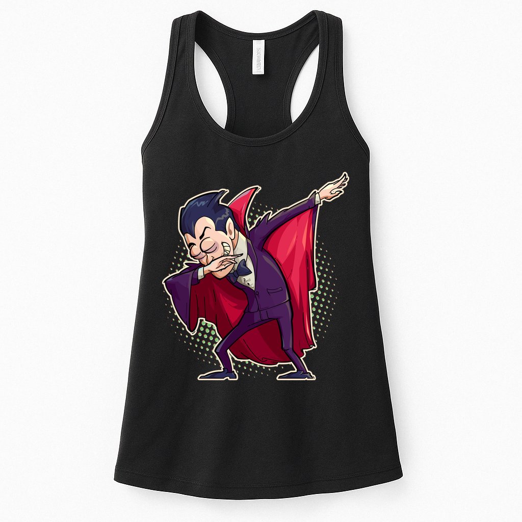 Count Dabula Dabbing Halloween Womens Tank Top