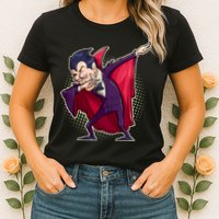 Count Dabula Dabbing Halloween Womens T-Shirt