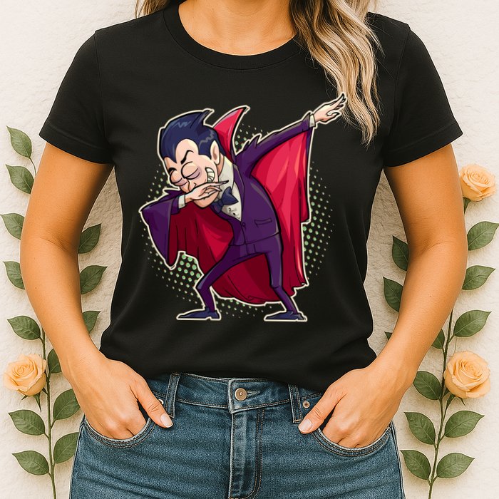 Count Dabula Dabbing Halloween Womens T-Shirt