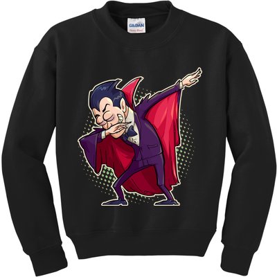 Count Dabula Dabbing Halloween Kids Sweatshirt