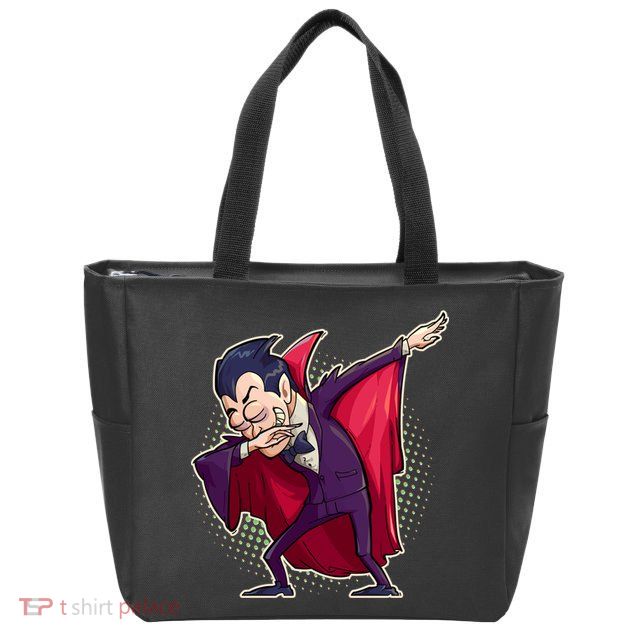 Count Dabula Dabbing Halloween Zip Tote Bag