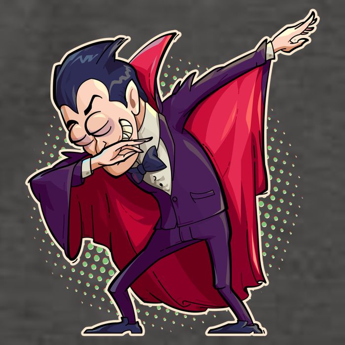 Count Dabula Dabbing Halloween Vector Backpack