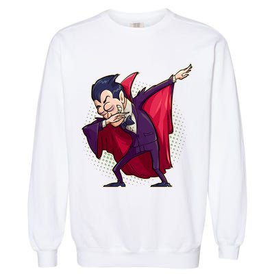 Count Dabula Dabbing Halloween Garment-Dyed Sweatshirt