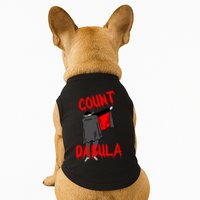 Count Dabula Dabbing Vampire Halloween Doggie Tank