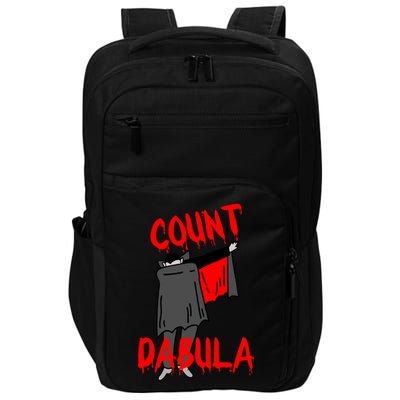 Count Dabula Dabbing Vampire Halloween Impact Tech Backpack