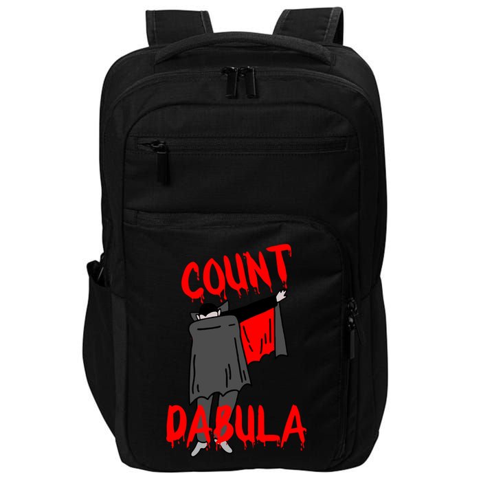 Count Dabula Dabbing Vampire Halloween Impact Tech Backpack