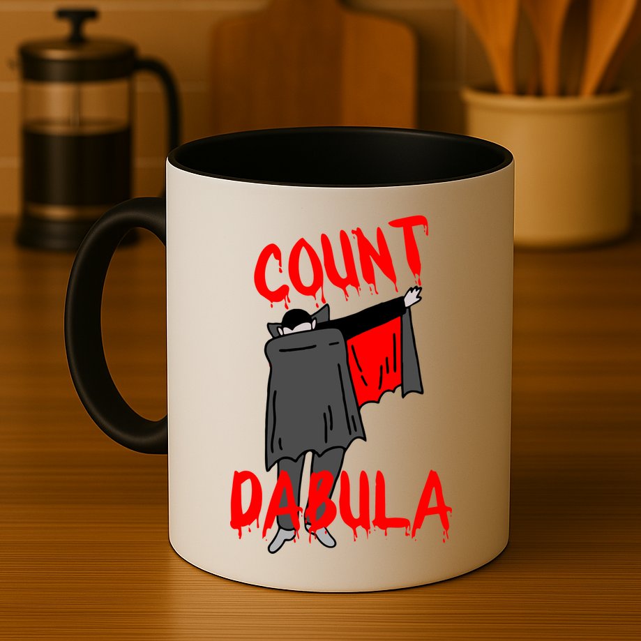 Count Dabula Dabbing Vampire Halloween Mug