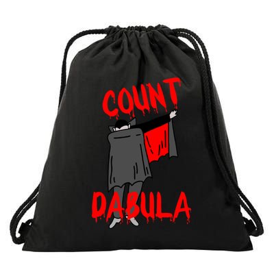 Count Dabula Dabbing Vampire Halloween Drawstring Bag