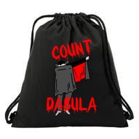 Count Dabula Dabbing Vampire Halloween Drawstring Bag
