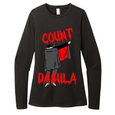 Count Dabula Dabbing Vampire Halloween Womens CVC Long Sleeve Shirt