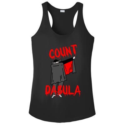 Count Dabula Dabbing Vampire Halloween Ladies PosiCharge Competitor Racerback Tank