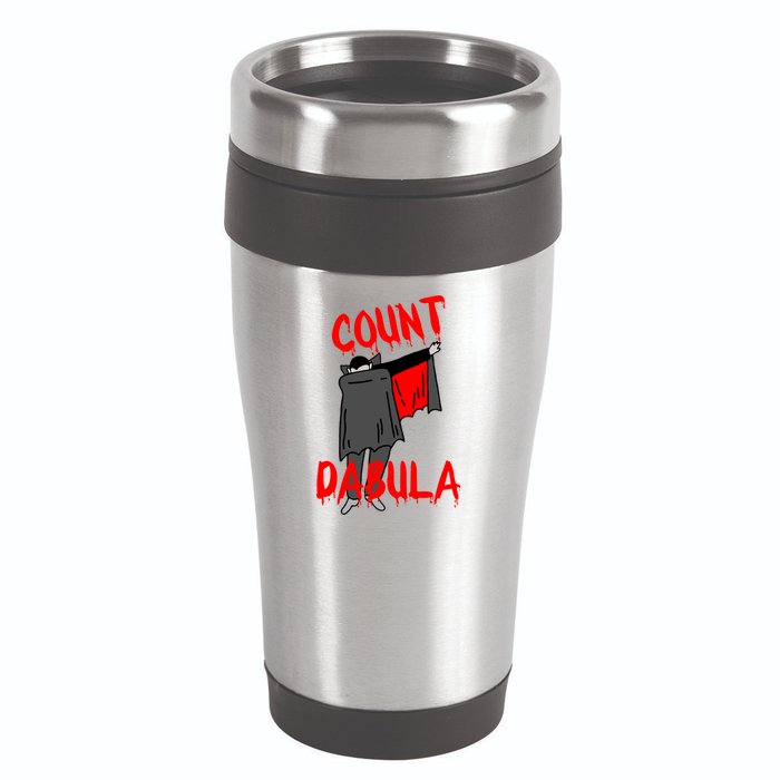 Count Dabula Dabbing Vampire Halloween 16oz Travel Tumbler