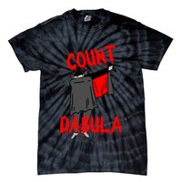 Count Dabula Dabbing Vampire Halloween Tie-Dye T-Shirt
