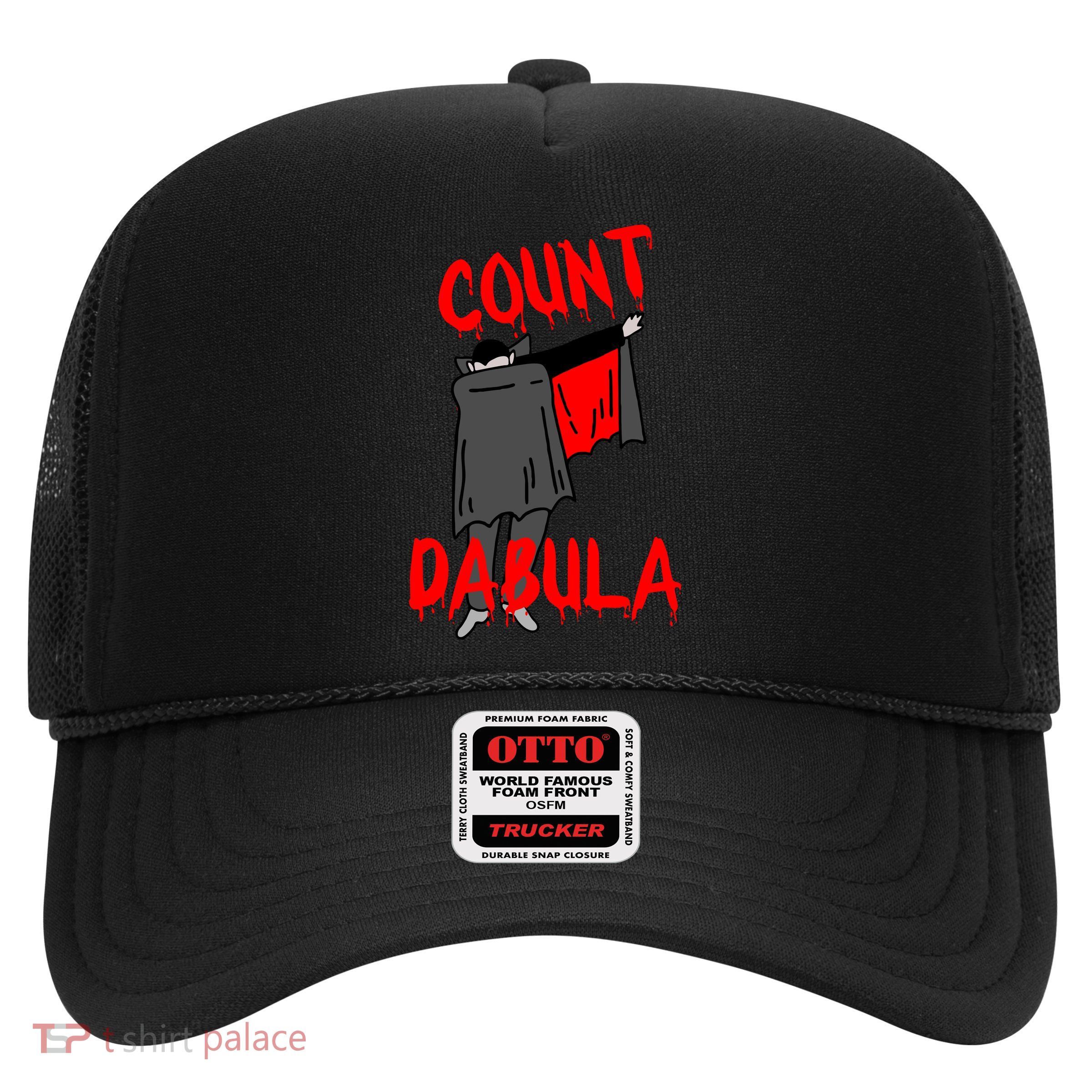 Count Dabula Dabbing Vampire Halloween Trucker Hat