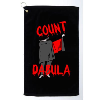 Count Dabula Dabbing Vampire Halloween Golf Towel