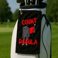 Count Dabula Dabbing Vampire Halloween Golf Towel
