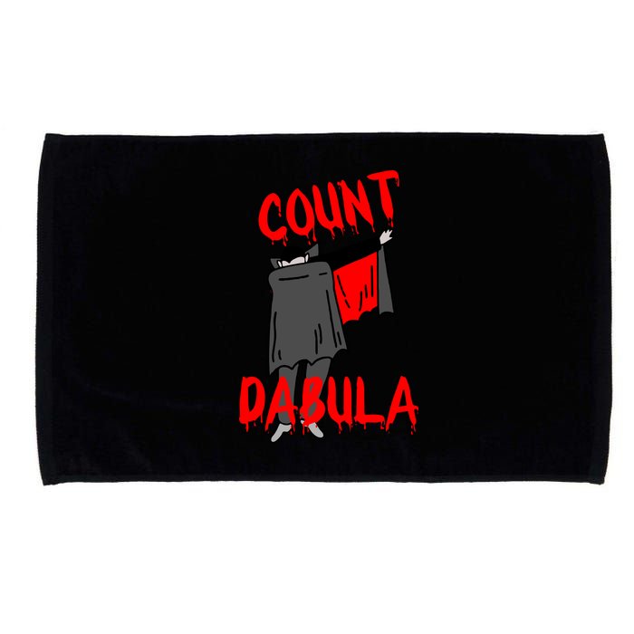 Count Dabula Dabbing Vampire Halloween Microfiber Hand Towel